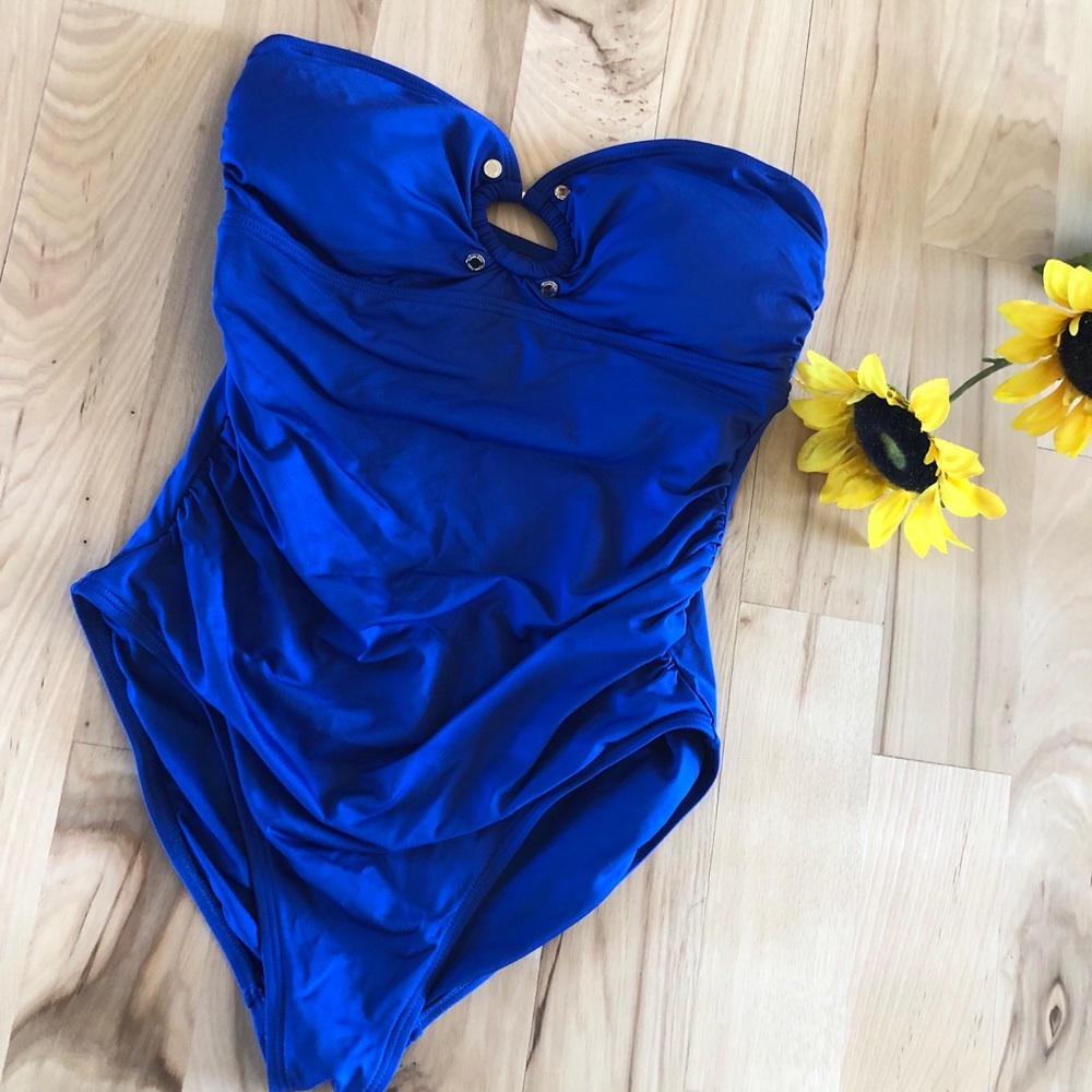 Calvin Klein Royal Blue One Piece Size 8